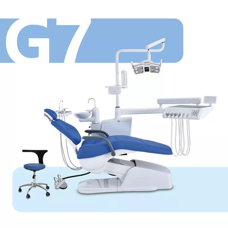 G7 Dental Chair - Efficient One-Button Disinfection Feature | Professional Dental Treatment Hygiene